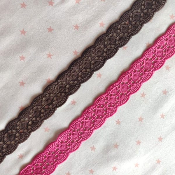 Cotton Hakoba Two Sided Lace Trim, 1 Metre -1.5 Inches
