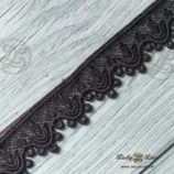 Black Tiny Cotton Lace