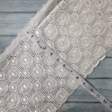 Flower Hakoba One Sided Lace Trim - 9 inches wide, 1 Yard metre