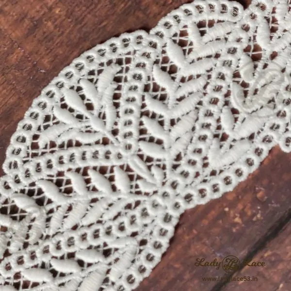leaves-shapes-sequence-scallop-Lace-2 Leaves Shapes Sequin Scallop Lace