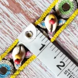 Multi Color Gujarati Traditional Navratri Shell Lace