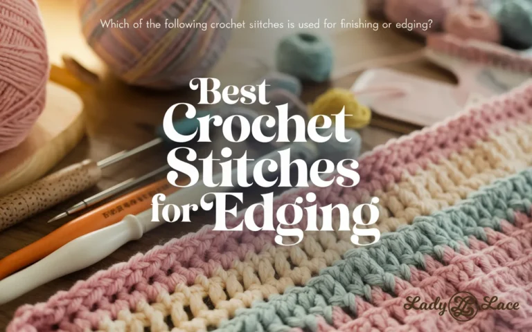 Which of the Following Crochet Stitches is Used for Finishing or Edging