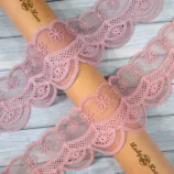 Crochet Hanging Scallop Organza Lace Trim