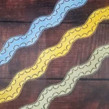 Wavy Two-Sided Cotton Lace