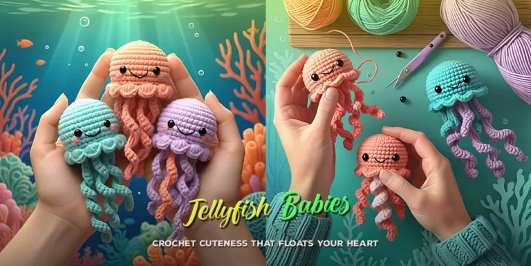 Crochet Jellyfish Babies: A Step-by-Step Tutorial for Adorable Ocean Friends