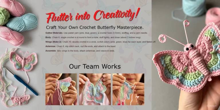 Flutter into Creativity: Crochet Your Own Butterfly