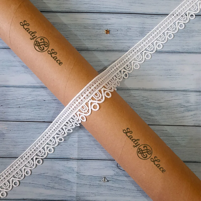 white-sequin-fancy-hanging-lace-trim-1 White sequin fancy hanging lace trim, 1.5 inch wide, 1 metre length