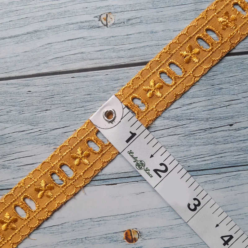 cotton-two-sided-lace-trim-1-inch-wide-2 Cotton Two Sided Lace Trim, 1 inch wide, 1 metre length