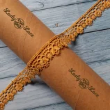 Flower Lace Trim One Sided Lace, 1 inch wide, 1 metre length