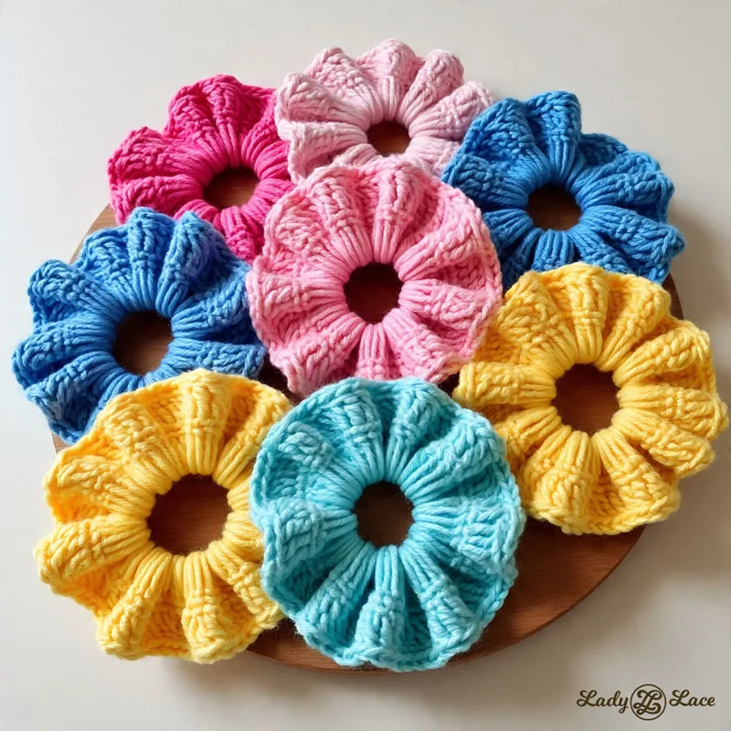 How to Crochet Scrunchie Tutorial