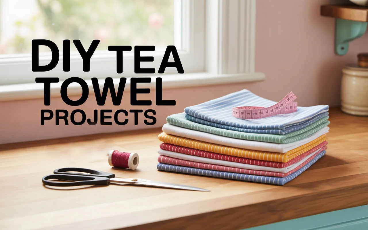 DIY Tea Towel Sewing Projects: Step-by-Step Guide to Unique Kitchen Crafts