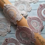 Exclusive Turkish Cording Organza Sequin Lace Trim