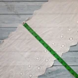 White cotton hakoba belts, 10 inch width, 1 yard Length