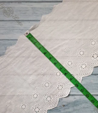 White cotton hakoba belts, 10 inch width, 1 yard Length