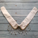 White Hanging Motif Neck Collar