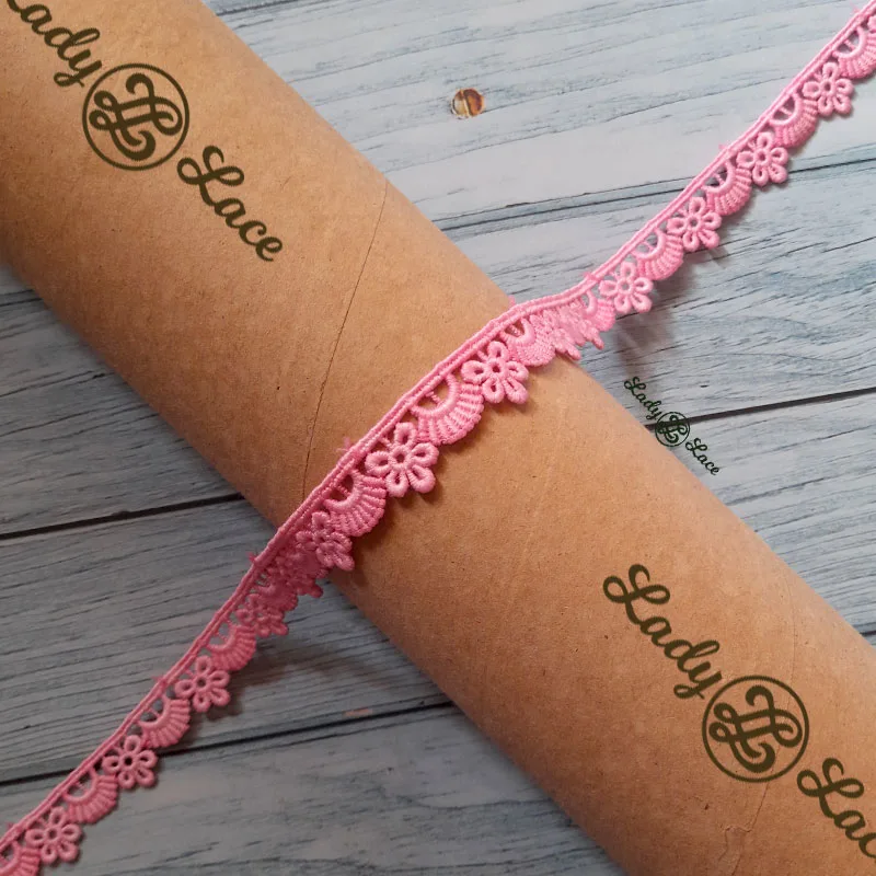 pink-tiny-lace-trim-0-50-inch-width-1-metre-length-1 Pink tiny lace trim, 0.50 inch width, 1 metre length