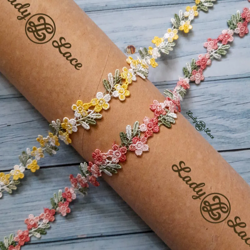 tiny-flower-two-sided-imported-lace-trim-1 Tiny flower two sided imported lace trim, 0.50 inch width, 1 yard length