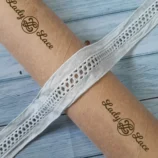 Buy high-quality 1.5-inch insertion lace trim in 1-metre length for apparel, ethnic wear, home décor, and DIY projects. Elegant design, soft fabric, and perfect finishing.