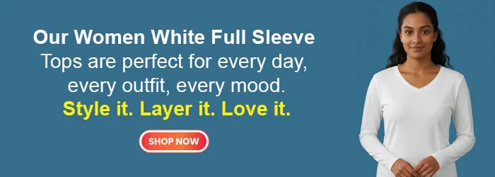 Buy Women White Full Sleeve Tops Online