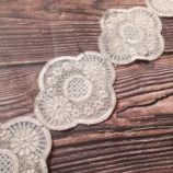 Beige Turkish Cord Lace, 4 inch Width, 1 yard length