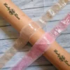 Golden & Pink Sequin Lace Trim 1.5 Inch | Decorative Sequence Lace | 1 Metre