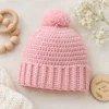 Easy Beginner Crochet Baby Hat Tutorial Pattern (Free Step-by-Step Guide)