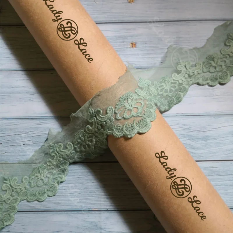 imported-olive-green-scolap-lace-trim-3-inch-1-yard-1 Imported Olive Green Scolap Lace Trim – 3 Inch, 1 Yard